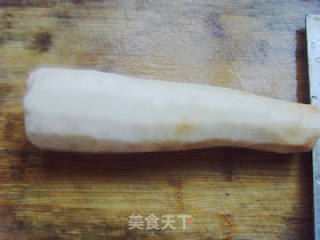 肉片炒山药的做法步骤：1