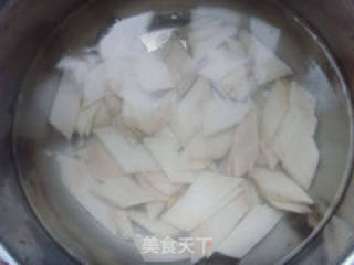 肉片炒山药的做法步骤：3