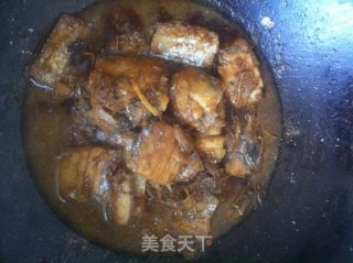 烧带鱼的做法步骤：8
