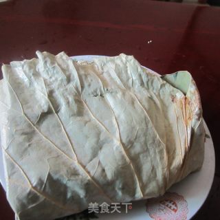 农家蒸肉----荷叶米粉肉的做法步骤：11