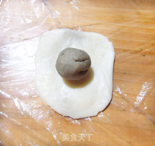 一口酥【迷你卡通绿豆酥饼】的做法步骤：8