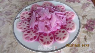 胭脂莲藕山药的做法步骤：10