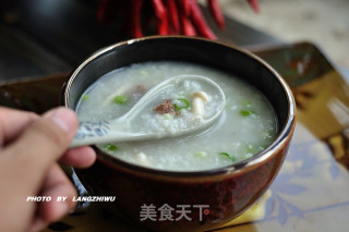 牛肉鲜菇米粥的做法步骤：4