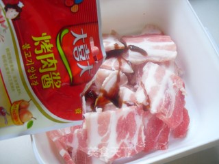 青椒煎肉片的做法步骤：3