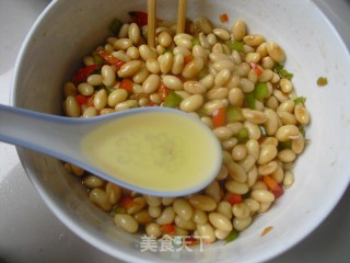 双椒拌黄豆的做法步骤：10