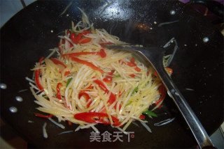 酸辣土豆丝的做法步骤：5