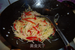 酸辣土豆丝的做法步骤：6