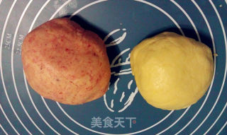 草莓大理石饼干的做法步骤：6