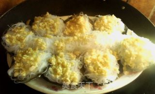 蒜蓉粉丝蒸带子的做法步骤：6