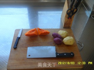 酱拌三泥的做法步骤：1