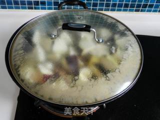 土豆茄子炖脊骨的做法步骤：13