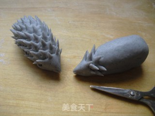 小刺猬豆沙包的做法步骤：5