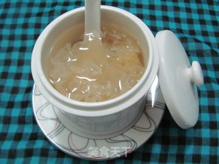 雪梨冰糖银耳的做法步骤：11