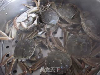 清蒸大闸蟹的做法步骤：2