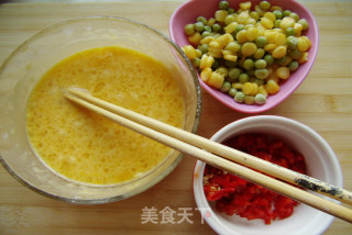 玉米蔬菜煎饼的做法步骤：2