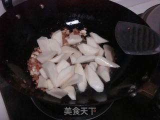 海米烧茭白的做法步骤：4