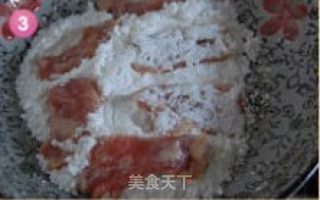 锅包肉的做法步骤：3
