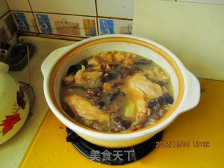 山菌黄鸡汤的做法步骤：8