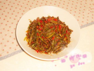 干煸豆角的做法步骤：8