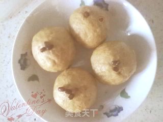 蜜豆南瓜牛奶馒头的做法步骤：17