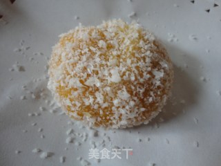 椰香南瓜糯米糍的做法步骤：8