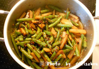 刀豆土豆条---全素热炒的做法步骤：10