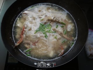 螃蟹豆腐汤的做法步骤：6