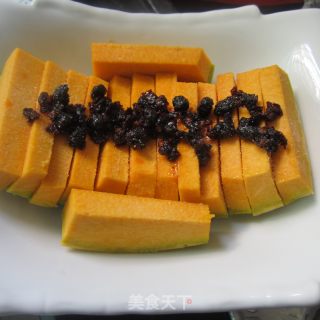 豆豉蒸南瓜的做法步骤：5