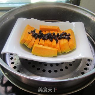 豆豉蒸南瓜的做法步骤：6