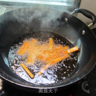 南瓜黄金条的做法步骤：3