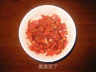 苦瓜牛肉粒的做法步骤：2
