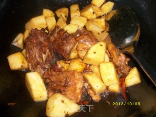 土豆炖排骨的做法步骤：6