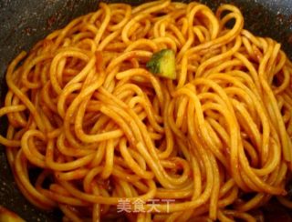 简易酱汁意面的做法步骤：5