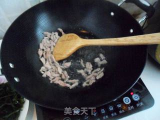 青椒海带丝炒肉的做法步骤：4
