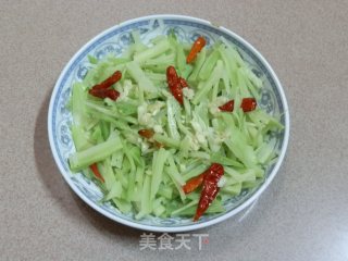 凉拌西兰花根的做法步骤：6