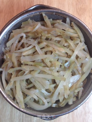 榨菜肉絲－－【傳統的榨菜】減鹽新鮮嚐的做法步骤：3