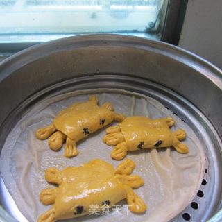 南瓜螃蟹包的做法步骤：8
