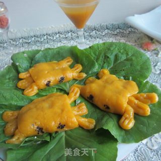 南瓜螃蟹包的做法步骤：9