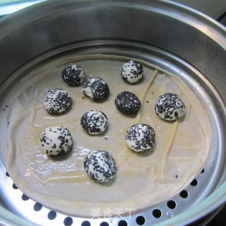 糯米芝麻糍的做法步骤：5