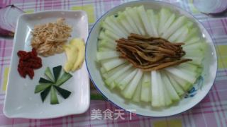 黄花菜冬瓜的做法步骤：6