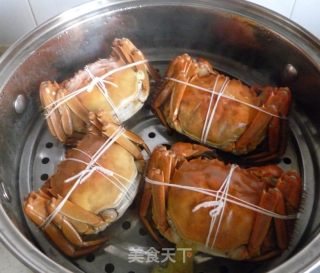 清蒸太湖大闸蟹的做法步骤：6
