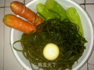 炝拌唐三彩的做法步骤：1