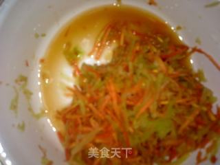 炝拌唐三彩的做法步骤：5