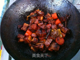 红烧五花肉胡萝卜的做法步骤：9