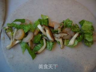 创意Q版香菇虾仁肠粉的做法步骤：9