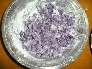 紫薯豆沙饼的做法步骤：3