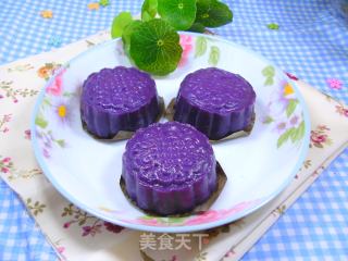 紫薯豆沙饼的做法步骤：12