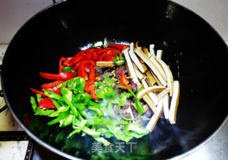 干煸牛肉条的做法步骤：13
