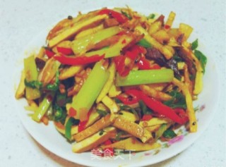 干煸牛肉条的做法步骤：15