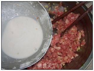 清蒸香菜丸子的做法步骤：3